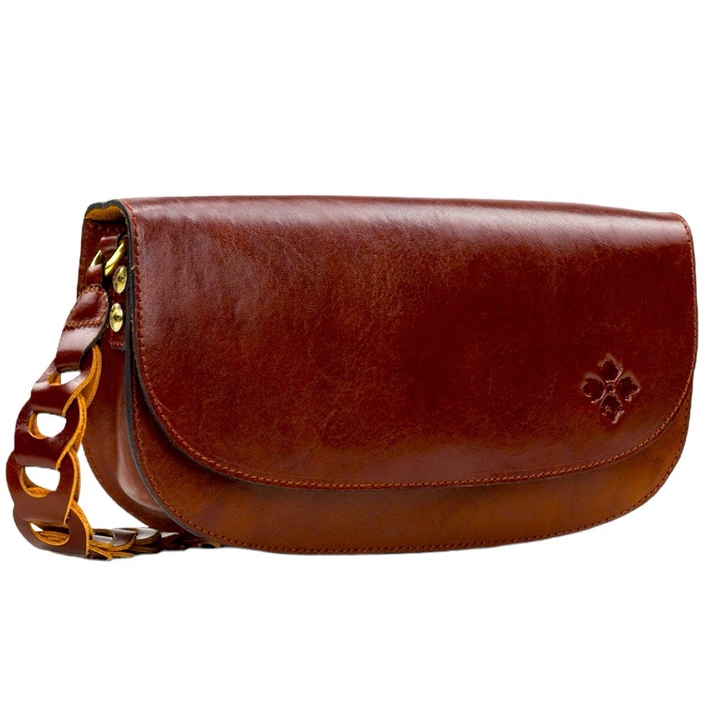 Patricia Nash Chelsey Boho Chain-link Leather Crossbody NWOT​​ + Dust Bag + COA